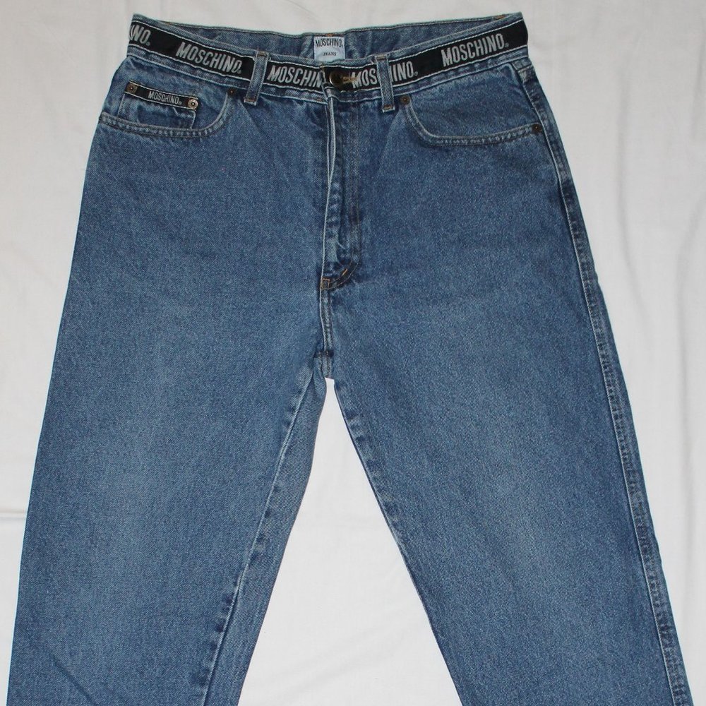 Vintage 90s Moschino Denim Jeans Pants